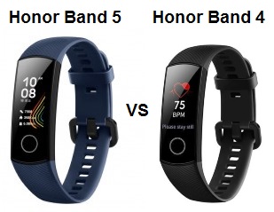 Honor Band 5 VS Honor Band 4