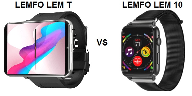 LEMFO LEM T Vs LEMFO LEM 10 Smartwatch