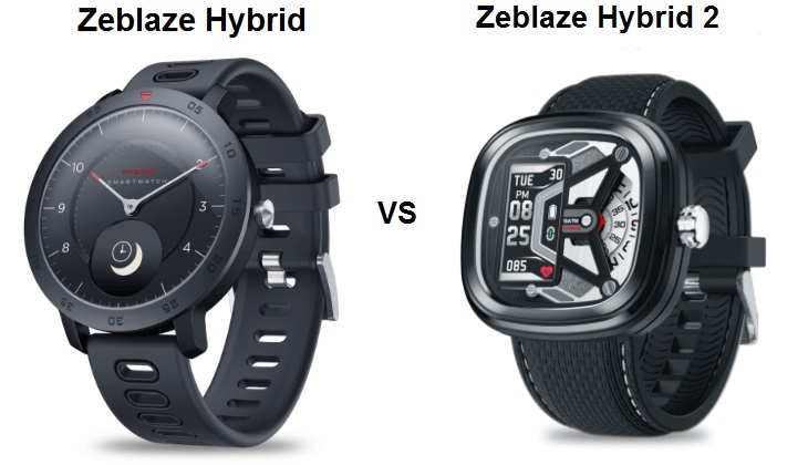 Zeblaze Hybrid Vs Zeblaze Hybrid 2 Smartwatch