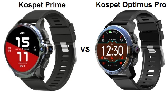 Kospet Prime VS Optimus Pro Smartwatch 