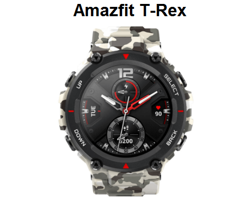 Amazfit T-Rex Smartwatch Full Specifications - Chinese Smartwatches