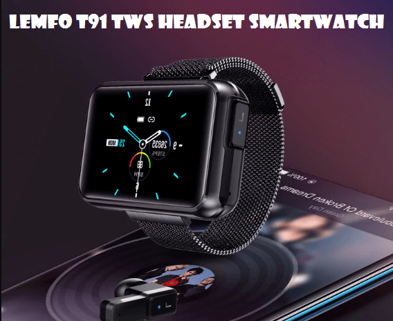 Wardianzaak rechter marionet LEMFO T91 TWS Headset SmartWatch 2020 - Chinese Smartwatches
