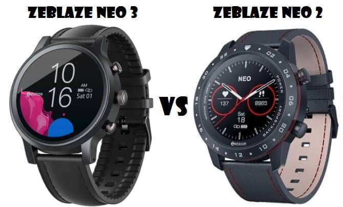Zeblaze Neo 3 VS Neo 2 Smartwatch