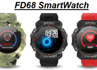 FD68 smartwatch