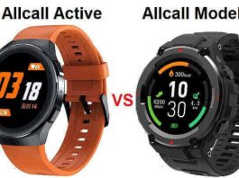 Allcall Active VS Allcall Model 3 Smartwatch Comparison