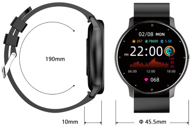 North Edge NL02 Smartwatch Design