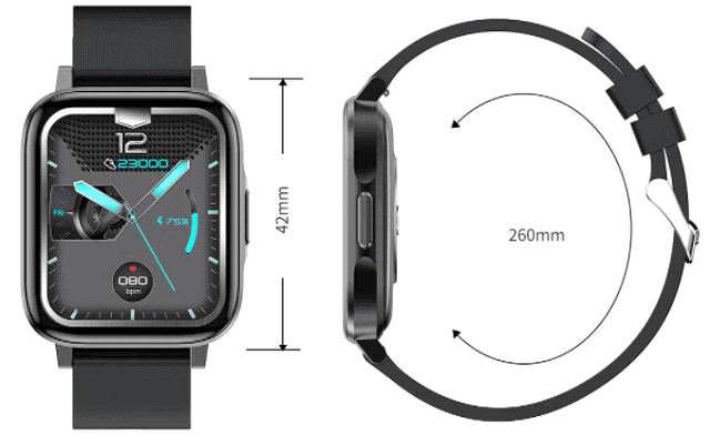 Vwar AF6 SmartWatch Design