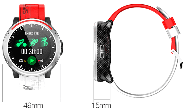 KUMI M1 Smartwatch Design