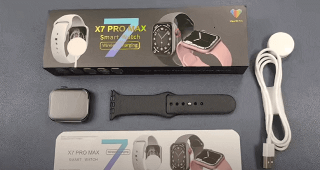 X7 Pro Max SmartWatch Design