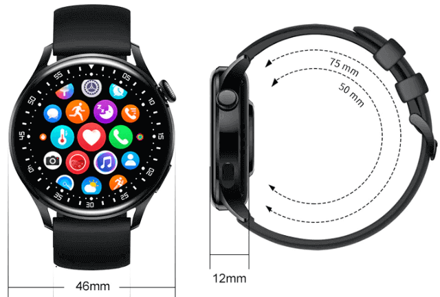 D3 Pro smartwatch Design
