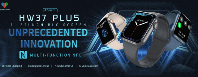 HW37 Plus smartwatch Design