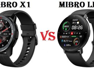 Xiaomi mibro x1 vs mibro lite smartwatch
