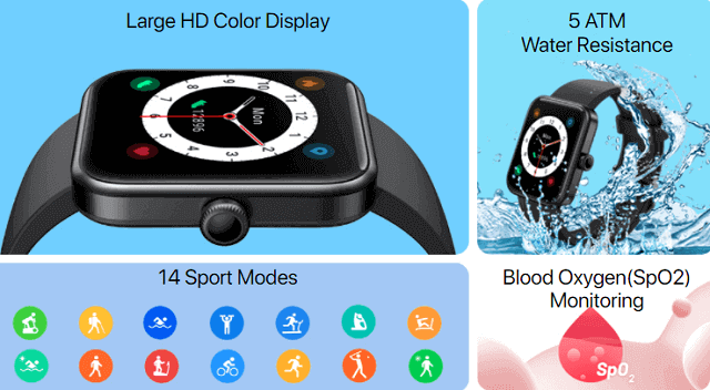 UMIDIGI UFit Pro SmartWatch Features