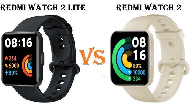 Xiaomi Redmi Watch 2 Lite VS Redmi Watch 2