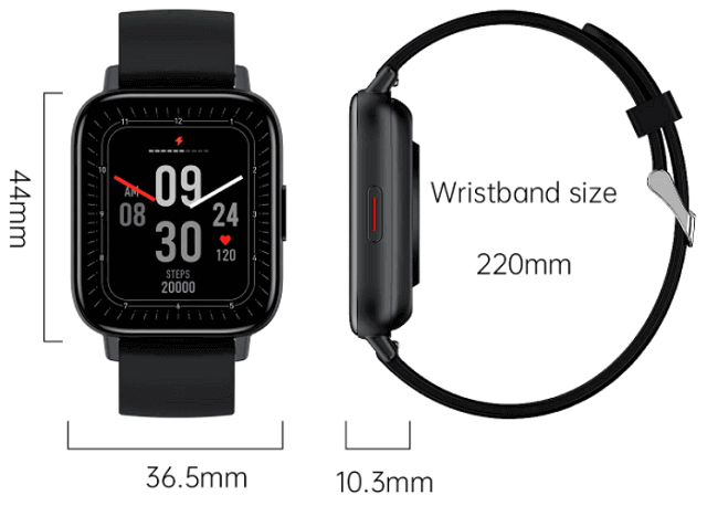LEMFO I20M smartwatch design