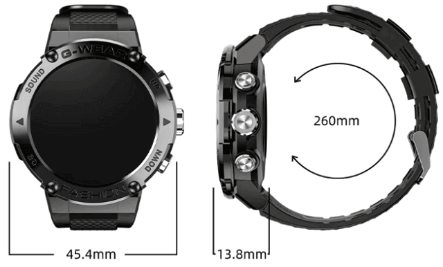 Lokmat Attack 5 smartwatch design