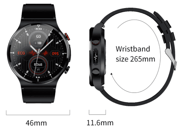 North Edge NX88 smartwatch design