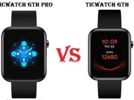 TicWatch GTH Pro VS TicWatch GTH SmartWatch