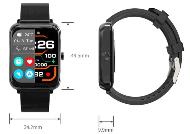 FIYPO FY16 Plus smartwatch design