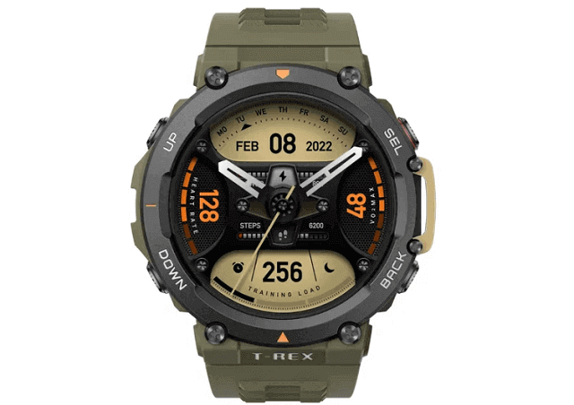 Amazfit T-Rex 2 Smartwatch design