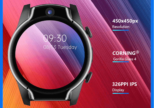 S10 Pro 4G SmartWatch design