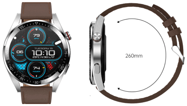 Vwar Stratos 2 Pro smartwatch design
