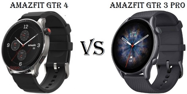 Amazfit GTR 4 vs Amazfit GTR 3 