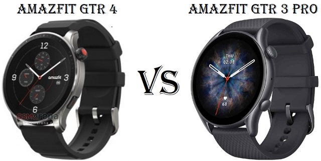 Amazfit GTR 4 VS Amazfit GTR 3 Pro Amazfit GTR 4 VS Amazfit GTR 3 Pro