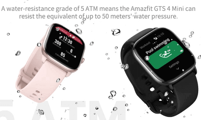 Amazfit GTS 4 Mini SmartWatch features