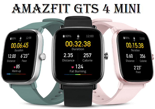 Amazfit GTS 4 Mini SmartWatch