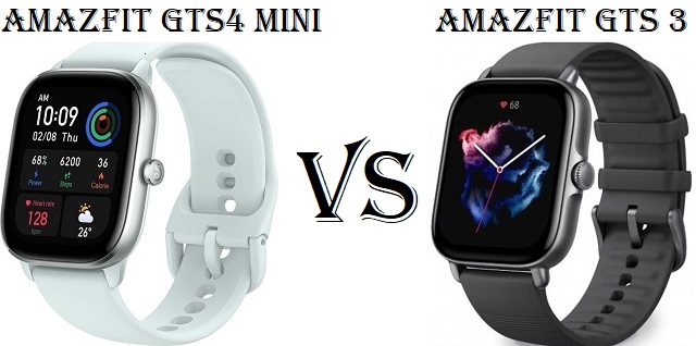 Amazfit GTS 4 Mini VS Amazfit GTS 3 Comparison - Chinese Smartwatches