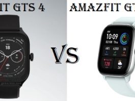 Amazfit GTS 4 Mini VS Amazfit GTS 4