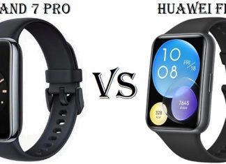 Xiaomi Mi Band 7 Pro VS Huawei Watch Fit 2 Comparison