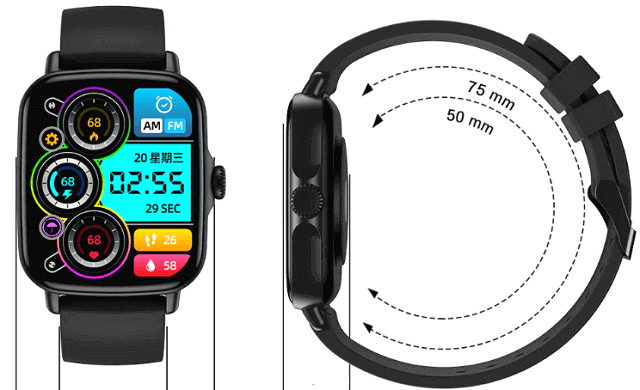 AW18 smartwatch design