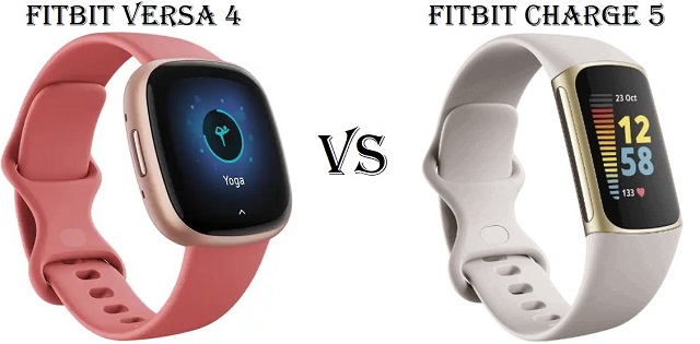 Fitbit Versa 4 VS Fitbit Charge 5