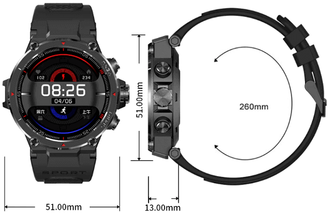 HM03 smartwatch design