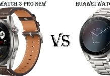 Huawei Watch 3 Pro new VS Huawei Watch 3 Pro