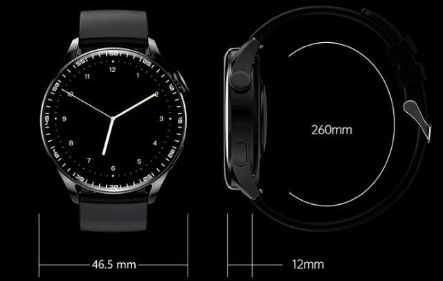 WS3 Pro smartwatch design