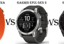 Apple Watch Ultra VS Garmin Epix Gen 2 VS Garmin Fenix 7