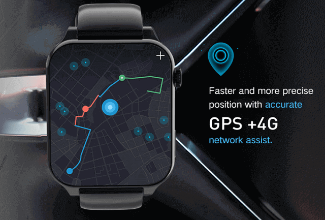 KOM3 4G Smart Watch features