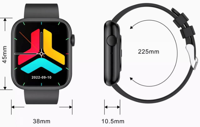 QX7 smartwatch design