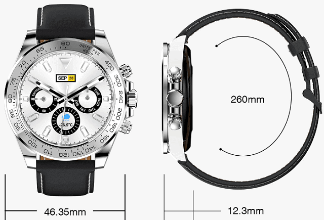 AW13 Pro smartwatch design