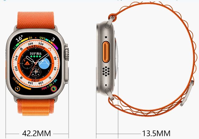D8 Ultra smartwatch design