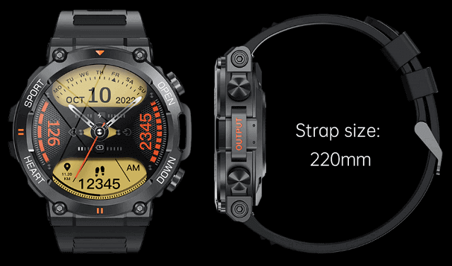 K56 Pro smartwatch design