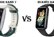 Honor Band 7 VS Huawei Band 7