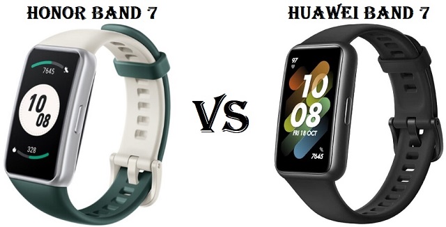 Honor Band 7 VS Huawei Band 7