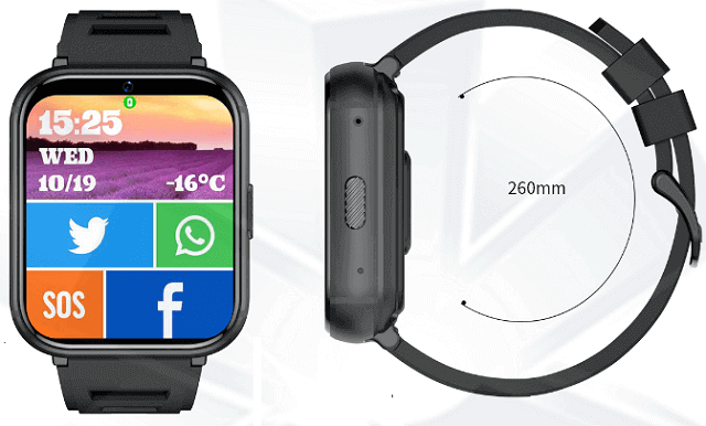 Q668 4G smartwatch design
