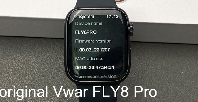 Vwar Fly8 Pro smartwatch Vwar Fly8 Pro smartwatch