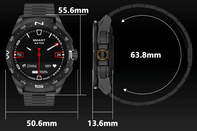 H6 Max Smartwatch design