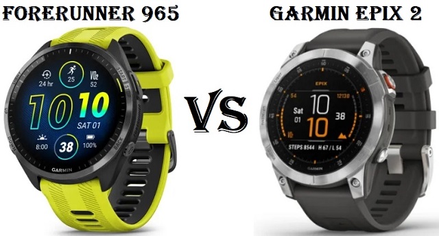 Garmin Forerunner 965 vs Garmin Epix 2